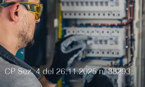 Cassazione Penale Sez. 4 del 26 novembre 2025 n. 38293